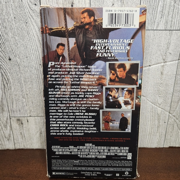 Lethal Weapon 4 VHS The Gang's All Here - Picture 4 of 4